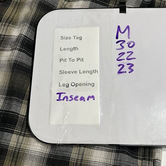 Carhartt Long Sleeve Plaid Button Down Mens Size Medium Heavy Flannel Green - Picture 9 of 9